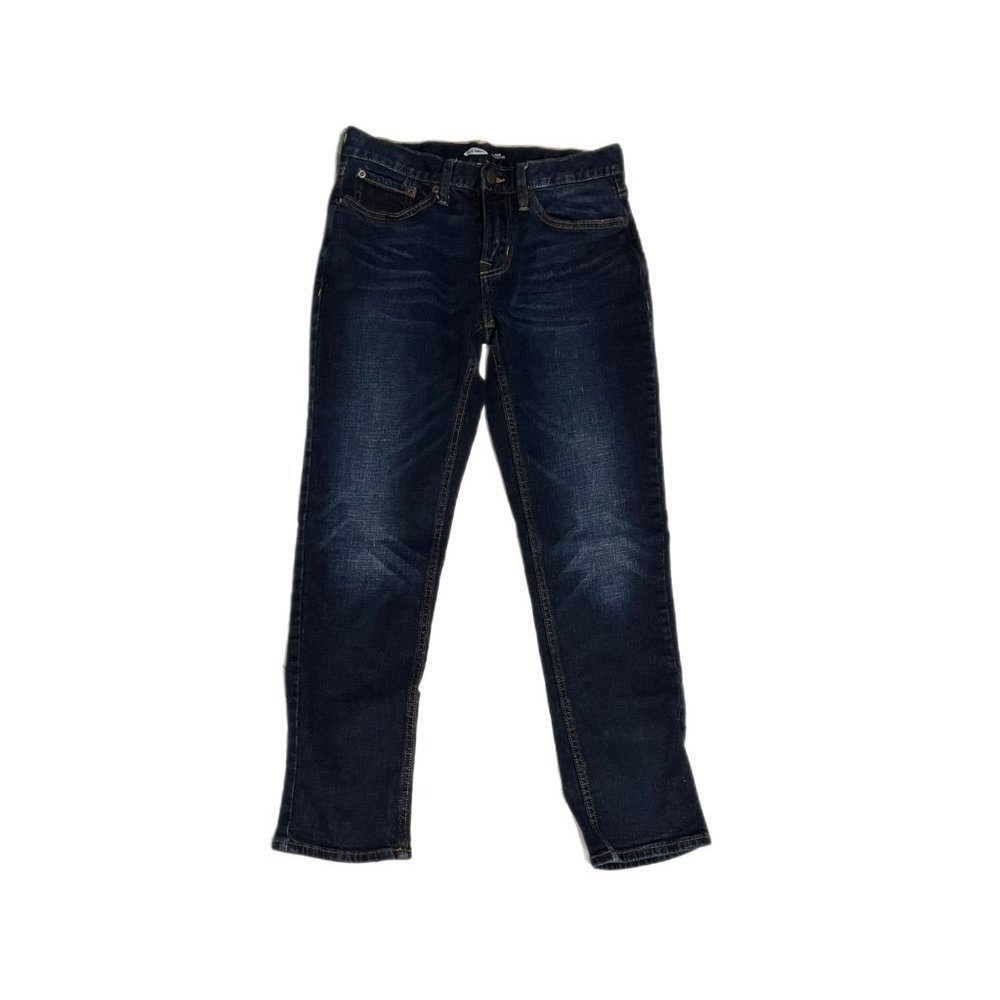WOMEN'S 29X30 OLD NAVY SLIM BUILT IN FLEX DARK DENIM JEANS